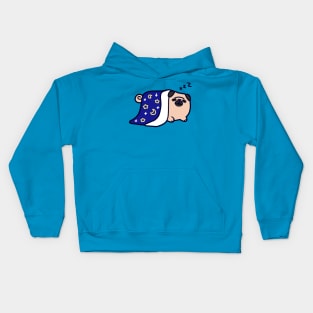 Fat Sleepy Pug Kids Hoodie